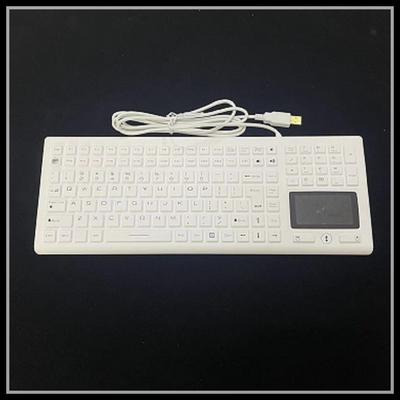 USB 106 Keys Waterproof Silicone Keyboard Silicone Rubber Keypad For Medical Equipment
