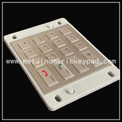 Usb Keyboard Stainless Steel Ip67 In Blind Spot Information Kiosk
