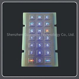 Customized 21 Key Keyboard 3 * 7 Matrix Layout Sus 304 Stainless Steel Material