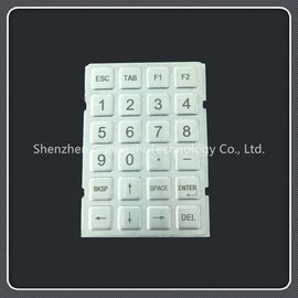 Industrial Custom Keyboard Pad 24 Keys Type For Access Control Metal Panel