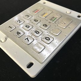4 * 4 Matrix Type Waterproof Keypad , Usb Wired Keyboard With Braille Button