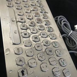 Corrosion Proof Keyboard With Built In Trackball Precision Surface Treatment