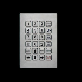 Access Control Use 24 Key Keyboard Stainless Steel Material With Usb Interface
