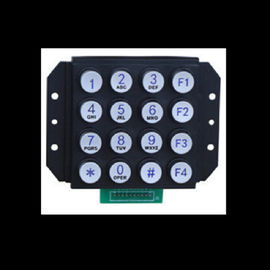 Zinc Alloy Backlit Numeric Keypad Aging Resistant With Abs Frame
