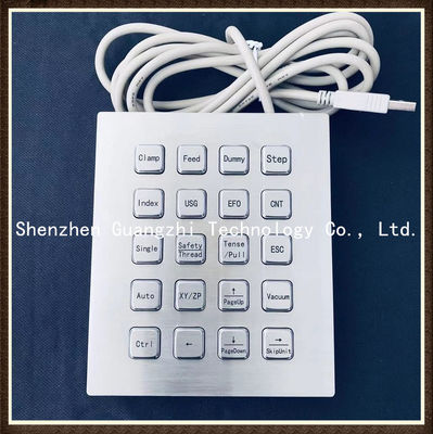 304 Grade USB PS2 R232 Stainless Steel Keypad Digital Illuminated LED Display