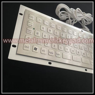 IK07 Metal Industrial Keyboard With Touchpad 304 Stainless Steel