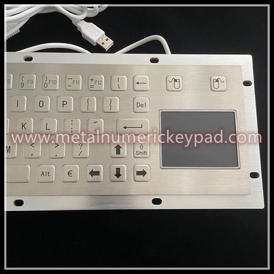 IK07 Metal Industrial Keyboard With Touchpad 304 Stainless Steel