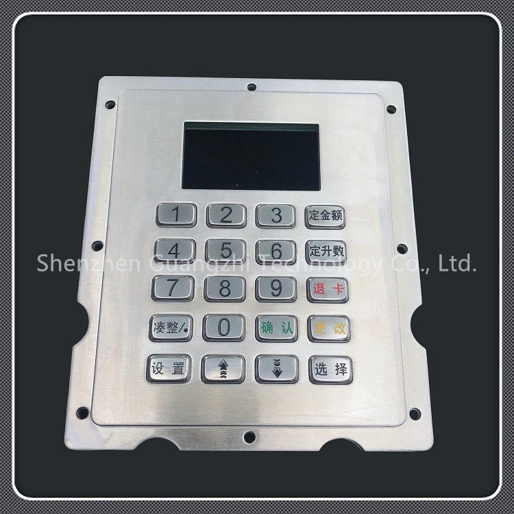 2*5 Pin Metal Numeric Keypad 20 Keys Type Anti Knock Damage Watertight