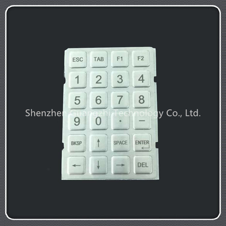 Industrial Custom Keyboard Pad 24 Keys Type For Access Control Metal Panel