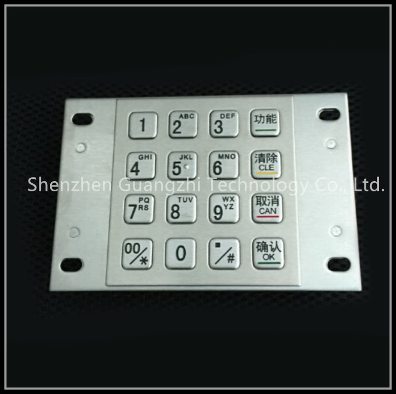 Matrix Metal Numeric Keypad 16 Keys Type For Access Control Kiosk Elevator Atm