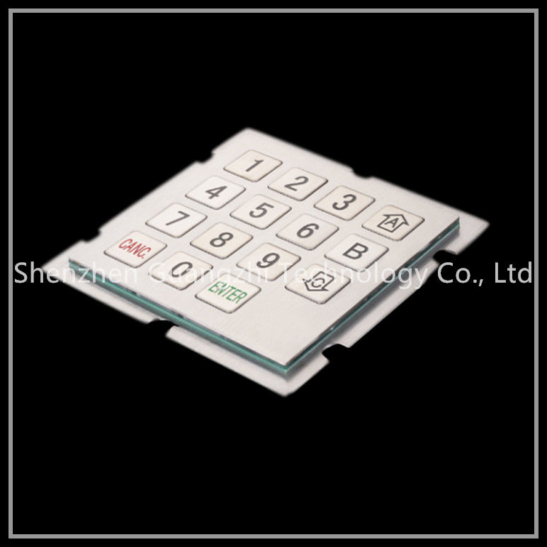 Customized Industrial Metal Keyboard For Dyeing Machine Equipment Operation